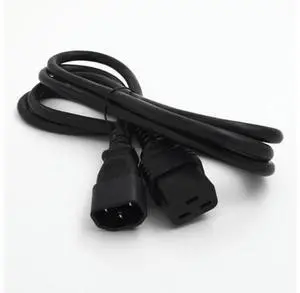 3X1.5mm square Power Wire,6 FT C14 Female To C19 Male PDU Extension Cord C14-C19 Cord,16A/250V 3X1.5mm square Power Wire,6 FT C14 Female To C19 Male PDU Extension Cord C14-C19 Cord,16A/250V