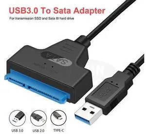 USB Cable To USB 3.0 Adapter Suport 2.5 Inches External SSD HDD Hard Drive 22 Pin III Cable USB 3.0 Adapter USB Cable To USB 3.0 Adapter Suport 2.5 Inches External SSD HDD Hard Drive 22 Pin III Cable USB 3.0 Adapter