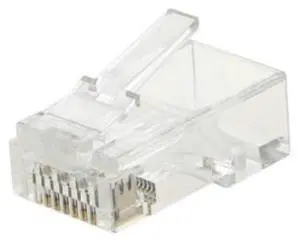 Cat6 RJ45 Ends, CableCreation 100-PACK Cat6 Connector, Cat6a / Cat5e RJ45 Connector, Ethernet Cable Crimp Connectors UTP Network Plug for Solid Wire and Standard Cable, Transparent Cat6 RJ45 Ends, CableCreation 100-PACK Cat6 Connector, Cat6a / Cat5e RJ45 Connector, Ethernet Cable Crimp Connectors UTP Network Plug for Solid Wire and Standard Cable, Transparent