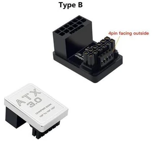 PCIe5.0 Graphics Card ATX3.0 Power Adapter 12VHPWR 12+4 16Pin 600W Power Supply Adapter Male To Female 180 Degree Turn Connector(Sliver TYPE B) PCIe5.0 Graphics Card ATX3.0 Power Adapter 12VHPWR 12+4 16Pin 600W Power Supply Adapter Male To Female 180 Degree Turn Connector(Sliver TYPE B)
