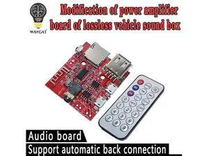 3W Car Bluetooth 4.1 MP3 WAV Decoding Board Speaker Amplifier Audio Receiver Module Support USB/TF/U-DISK/IR Remote Control 3W Car Bluetooth 4.1 MP3 WAV Decoding Board Speaker Amplifier Audio Receiver Module Support USB/TF/U-DISK/IR Remote Control