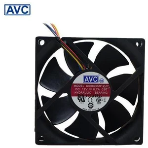 8025 DS08025R12UP 80mm 8cm DC 12V 0.7A 4Wire Computer case CPU Cooler Cooling Fan for AVC 8025 DS08025R12UP 80mm 8cm DC 12V 0.7A 4Wire Computer case CPU Cooler Cooling Fan for AVC