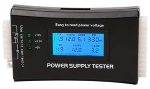 New Digital LCD PC Computer Power Supply Tester 20/24 Pin 4 PSU ATX SATA HDD Testers New Digital LCD PC Computer Power Supply Tester 20/24 Pin 4 PSU ATX SATA HDD Testers