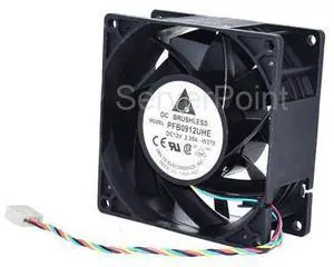 Well Tested PFB0912UHE 12V 2.35A 90x90x38mm 4-Pin DC Brushless Cooling Fan Well Tested PFB0912UHE 12V 2.35A 90x90x38mm 4-Pin DC Brushless Cooling Fan