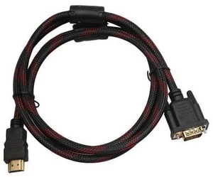 to VGA Data Connector Adapter Converter Cable Male to Male Converter Cable for Monitor Audio Video Cables 1.5M Portable to VGA Data Connector Adapter Converter Cable Male to Male Converter Cable for Monitor Audio Video Cables 1.5M Portable