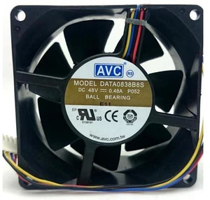 1pcs DATA0838B8S DC 48V 0.48A 4-Pin sever axial cooling fan 8038 80*80*38mm 80mm for AVC 1pcs DATA0838B8S DC 48V 0.48A 4-Pin sever axial cooling fan 8038 80*80*38mm 80mm for AVC