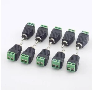 10pcs/lot Coaxial Cat5 Cat6 to RCA Male Screw Terminal CCTV Camera Connector Adapter for Video Monitoring Accessories 10pcs/lot Coaxial Cat5 Cat6 to RCA Male Screw Terminal CCTV Camera Connector Adapter for Video Monitoring Accessories