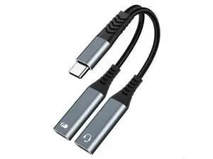 USB C OTG Adapter with 18W Power Delivery Two Port for phones and Data Transfer Braided Cable USB C OTG Adapter with 18W Power Delivery Two Port for phones and Data Transfer Braided Cable