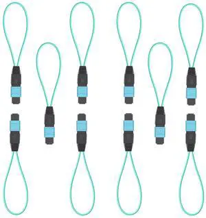 10pack MPO 16-Core OM3 Multimode Fiber Loopback, Pull Ring Design for 10Gb/40Gb Network Testing, Data Center & Telecom Maintenance 10pack MPO 16-Core OM3 Multimode Fiber Loopback, Pull Ring Design for 10Gb/40Gb Network Testing, Data Center & Telecom Maintenance