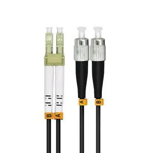 20M LC to FC 10/40/100Gbs OM4 Outdoor Armored Duplex 50/125 Fiber Optic Cable Jumper Optical Patch Cord Multimode 20Meters 65FT LC-FC 20M LC to FC 10/40/100Gbs OM4 Outdoor Armored Duplex 50/125 Fiber Optic Cable Jumper Optical Patch Cord Multimode 20Meters 65FT LC-FC