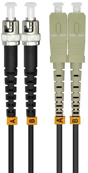 10Meters 33FT SC to ST 10/40/100Gbs OM4 Outdoor Armored Duplex 50/125 Fiber Optic Cable Jumper Optical Patch Cord Multimode 10M SC-ST 10Meters 33FT SC to ST 10/40/100Gbs OM4 Outdoor Armored Duplex 50/125 Fiber Optic Cable Jumper Optical Patch Cord Multimode 10M SC-ST