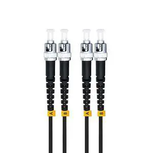 10Meters 33FT ST to ST 10/40/100Gbs OM4 Outdoor Armored Duplex 50/125 Fiber Optic Cable Jumper Optical Patch Cord Multimode 10M ST-ST 10Meters 33FT ST to ST 10/40/100Gbs OM4 Outdoor Armored Duplex 50/125 Fiber Optic Cable Jumper Optical Patch Cord Multimode 10M ST-ST