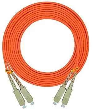 10 Meters 33ft SC to SC Duplex 62.5/125 OM1 Multimode Fiber Optic Cable Jumper Optical Patch Cord SC-SC 10 Meters 33ft SC to SC Duplex 62.5/125 OM1 Multimode Fiber Optic Cable Jumper Optical Patch Cord SC-SC
