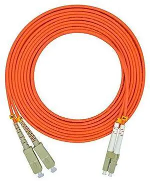 15Meters 49ft LC to SC Duplex 62.5/125 OM1 Multimode Fiber Optic Cable Jumper Optical Patch Cord LC-SC 15Meters 49ft LC to SC Duplex 62.5/125 OM1 Multimode Fiber Optic Cable Jumper Optical Patch Cord LC-SC