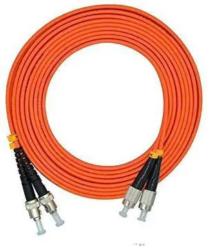 30Meters 100ft FC to ST Duplex 62.5/125 OM1 Multimode Fiber Optic Cable Jumper Optical Patch Cord FC-ST 30Meters 100ft FC to ST Duplex 62.5/125 OM1 Multimode Fiber Optic Cable Jumper Optical Patch Cord FC-ST