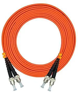 15Meters 49ft Duplex OM1 Multimode Fiber Optic Cable Jumper Optical Patch Cord ST-ST 15Meters 49ft Duplex OM1 Multimode Fiber Optic Cable Jumper Optical Patch Cord ST-ST