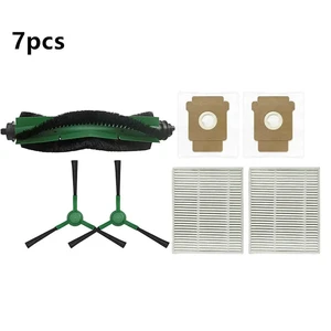 Main brush/side brush/filter/dust bag compatible with Irobot Roomba Combo Essential VAC 2 Q052 Q0520 Robot Vacuum Cleaner Main brush/side brush/filter/dust bag compatible with Irobot Roomba Combo Essential VAC 2 Q052 Q0520 Robot Vacuum Cleaner