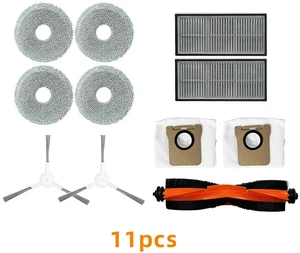 Main Brush + Side Brush + Mop Cloth/Filter/Dust Bag Compatible with Mijia M30S D103CN Robot Vacuum Cleaner Main Brush + Side Brush + Mop Cloth/Filter/Dust Bag Compatible with Mijia M30S D103CN Robot Vacuum Cleaner