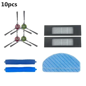 Main side brush HEPA filter cleaning cloth Ecovacs Deebot ozmo T9 MAX/T9 AIVI/T9 AIVI+robotic vacuum cleaner replacement parts Main side brush HEPA filter cleaning cloth Ecovacs Deebot ozmo T9 MAX/T9 AIVI/T9 AIVI+robotic vacuum cleaner replacement parts
