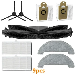 For VIOMI S9 robot vacuum cleaner main brush + side brush + mop cloth + dust bag + filter screen accessories replacement For VIOMI S9 robot vacuum cleaner main brush + side brush + mop cloth + dust bag + filter screen accessories replacement