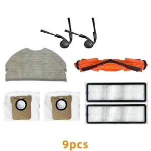 Compatible with H40 ov51 robot vacuum main brush/side brush/dust bag/filter/mop replacement parts Compatible with H40 ov51 robot vacuum main brush/side brush/dust bag/filter/mop replacement parts