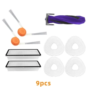 Compatible Narwal J5 Pure Robot Vacuum Main Brush/Side Brush/Mop Cloth/Filter Spare Parts Compatible Narwal J5 Pure Robot Vacuum Main Brush/Side Brush/Mop Cloth/Filter Spare Parts