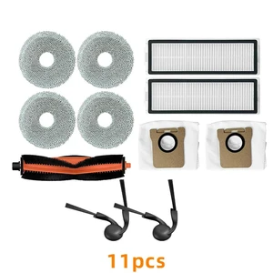 Compatible with H50 / OV43GB / H50 PRO / OV42GL Robot Vacuum Cleaner Main Brush/Side Brush/Filter/Dust Bag/Mop Cloth Compatible with H50 / OV43GB / H50 PRO / OV42GL Robot Vacuum Cleaner Main Brush/Side Brush/Filter/Dust Bag/Mop Cloth