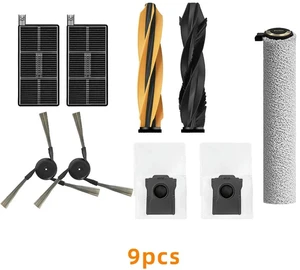 For dreame mova z60 pro z60 ultra robot vacuum cleaner main brush/side brush/roller mop/dust bag/HEPA filter spare parts For dreame mova z60 pro z60 ultra robot vacuum cleaner main brush/side brush/roller mop/dust bag/HEPA filter spare parts