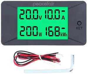 Peacefair PZEM-025 DC5-12V 100A Shunt Bulit-in DC Digital Tester Two-way Ammeter Voltmeter Power Energy Watt Meter Peacefair PZEM-025 DC5-12V 100A Shunt Bulit-in DC Digital Tester Two-way Ammeter Voltmeter Power Energy Watt Meter