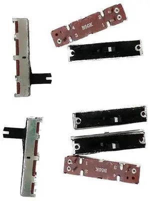 Potentiometer Accessories 3.5cm Straight Sliding Model Sc2043N-B50K-10C. C Potentiometer Accessories 3.5cm Straight Sliding Model Sc2043N-B50K-10C. C