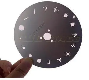 10.2cm Aluminum l Pattern Disk Plate Beam 300 Moving Light Pattern 15 Patterns Gobo Wheel Beam Light 10.2cm Aluminum l Pattern Disk Plate Beam 300 Moving Light Pattern 15 Patterns Gobo Wheel Beam Light