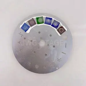 10CM Diameter 200W/230W Aluminum Alloy Gobo Wheel for Moving Head Spot Lights Rotating Pattern Disk Beam 5R/7R Compatible 10CM Diameter 200W/230W Aluminum Alloy Gobo Wheel for Moving Head Spot Lights Rotating Pattern Disk Beam 5R/7R Compatible