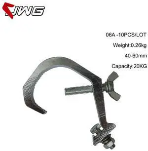 10pcs/Lot Aluminium Material Clamp 30-45mm 15KG Stage Light Hook LED Par Light Clamp H010A 10pcs/Lot Aluminium Material Clamp 30-45mm 15KG Stage Light Hook LED Par Light Clamp H010A
