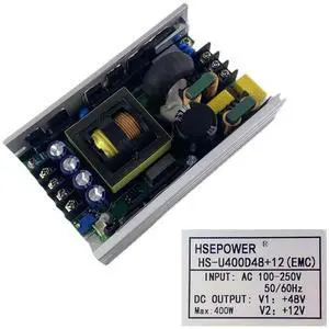 HSU400D48+12(EMC) Power Supply Source For Stage Gobo Wave Light HSU400D48+12(EMC) Power Supply Source For Stage Gobo Wave Light