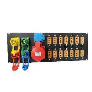 Professional Stage Lighting Audio Power Box Direct Box Aviation Cabinet 200A Rhinoceros Plug 14 Channels 40A Rubber Wood Socket Professional Stage Lighting Audio Power Box Direct Box Aviation Cabinet 200A Rhinoceros Plug 14 Channels 40A Rubber Wood Socket