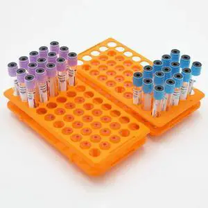 Holes 18mm Test Tube Rack Holder Centrifugal Test Tubing Rack Stand Bracket Sampling Tube 50-slot Tube Organizer Holes 18mm Test Tube Rack Holder Centrifugal Test Tubing Rack Stand Bracket Sampling Tube 50-slot Tube Organizer
