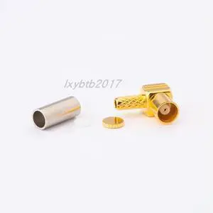 MCX-KW3 RF connector RG316 crimp SYV-50-2-1 female elbow MCX-C-KW1.5 connection RG174 MCX-KW3 RF connector RG316 crimp SYV-50-2-1 female elbow MCX-C-KW1.5 connection RG174