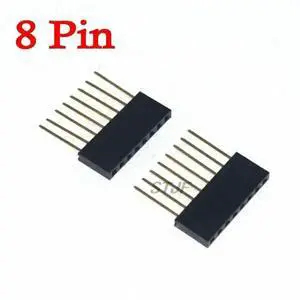 10PCS 2.54MM 8Pin 10MM Long Needle Female Pin Header Strip Stackable Header 10PCS 2.54MM 8Pin 10MM Long Needle Female Pin Header Strip Stackable Header