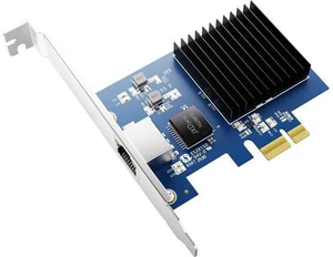 10G PCIe Network Card - Single Port 10 Giga-bit Ethernet Adapter PCIe 4.0 x1 RJ45 Multi-Giga-bit 10/5/2.5/1Gbps for Servers PCs Windows Linux Realtek RTL8127 10G PCIe Network Card - Single Port 10 Giga-bit Ethernet Adapter PCIe 4.0 x1 RJ45 Multi-Giga-bit 10/5/2.5/1Gbps for Servers PCs Windows Linux Realtek RTL8127