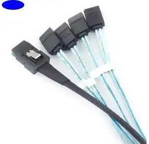 FOR MINI SAS SFF-8087 to 4 Ports SATA high-speed connection Cable For server FOR MINI SAS SFF-8087 to 4 Ports SATA high-speed connection Cable For server