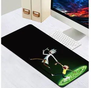 Rick and Morty Anime Gaming Mouse Pad XL Large Gaming Mouse Pad Locking Edge Computer Keyboard Pad Mat Anti-slip Natural Rubber Rick and Morty Anime Gaming Mouse Pad XL Large Gaming Mouse Pad Locking Edge Computer Keyboard Pad Mat Anti-slip Natural Rubber