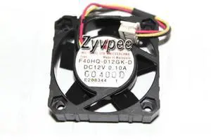 Micronel 40*10mm 4CM F40HQ-012GK-D 12V 0.1A 3 wires 3 pins Case Fan switch / inverter cooler Micronel 40*10mm 4CM F40HQ-012GK-D 12V 0.1A 3 wires 3 pins Case Fan switch / inverter cooler