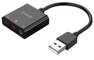 USB Audio Adapter USB 2.0 External Stereo Sound Card for PC Computer USB Audio Adapter USB 2.0 External Stereo Sound Card for PC Computer