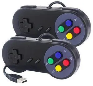 USB Game Controller Gamepad Retro Joypad Black Gray Gamepads for PC Laptop Windows for NESPi4 Case for Raspberry Pi 4 USB Game Controller Gamepad Retro Joypad Black Gray Gamepads for PC Laptop Windows for NESPi4 Case for Raspberry Pi 4