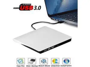 External DVD/CD Drive, USB 3.0 Slim Portable CD DVD +/-RW Drive, External DVD/CD ROM Writer DVD Burner for Laptop or Desktop Compatible with Windows XP/7/8/10, Mac OS, Linux External DVD/CD Drive, USB 3.0 Slim Portable CD DVD +/-RW Drive, External DVD/CD ROM Writer DVD Burner for Laptop or Desktop Compatible with Windows XP/7/8/10, Mac OS, Linux