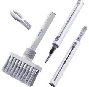HAGULO - Soft Brush Keyboard Cleaner 5-in-1 Multi-Function Keyboard Cleaning Tools Computer Cleaning Tools Kit Corner Gap Duster Keycap Puller for Keyboard Earphones Airpods Bluetooth HAGULO - Soft Brush Keyboard Cleaner 5-in-1 Multi-Function Keyboard Cleaning Tools Computer Cleaning Tools Kit Corner Gap Duster Keycap Puller for Keyboard Earphones Airpods Bluetooth