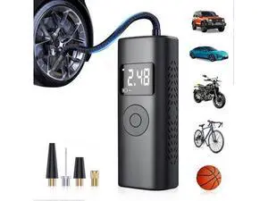 Ecocleanpath 7800mAh 150PSI Portable Tire Inflator with LED Light & USB Charging for Cars, Bikes, Balls Ecocleanpath 7800mAh 150PSI Portable Tire Inflator with LED Light & USB Charging for Cars, Bikes, Balls