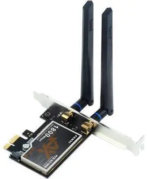 WiFi 6 PCI-E WiFi Network Card AX1800Mbps BT5.2 Dual Band 802.11ax PCIe Desktop WiFi 6 PCI Express Wireless Adapter only for PC Windows 11/10 WiFi 6 PCI-E WiFi Network Card AX1800Mbps BT5.2 Dual Band 802.11ax PCIe Desktop WiFi 6 PCI Express Wireless Adapter only for PC Windows 11/10