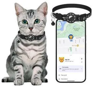 Cat Tracker Works with Android - GPS Pet Collar for Cats | No Monthly Fee | Waterproof | Replaceable Battery | Anti-Lost, Android GPS Tracker Tag, Bluetooth Smart Item Finders Cat Tracker Works with Android - GPS Pet Collar for Cats | No Monthly Fee | Waterproof | Replaceable Battery | Anti-Lost, Android GPS Tracker Tag, Bluetooth Smart Item Finders