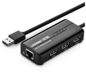 RJ45 Ethernet Adapter with USB 2.0 Hub USB Network Adapter 10/100Mbps for Nintendo Switch, Wii, Windows Surface Pro, MacBook Air/Retina, Chromebook, and More PC RJ45 Ethernet Adapter with USB 2.0 Hub USB Network Adapter 10/100Mbps for Nintendo Switch, Wii, Windows Surface Pro, MacBook Air/Retina, Chromebook, and More PC